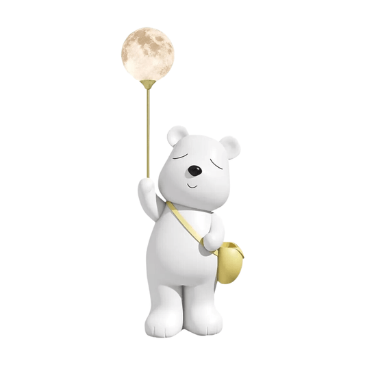ORNE — decor studio - Luminária de Piso Moderna Infantil Lua Urso Teddy Bear - undefined
