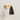 Luminária Arandela Moderna Minimalista Articulada Metal Benian - Preto e Dourado / Longo / Ø10x15cm - ORNE™