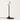 Luminária de Mesa Abajur Moderna Minimalista Metal Holp - Branco / Alumínio / Ø20x52cm - ORNE™