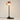Luminária de Mesa Abajur Moderna Minimalista Metal Holp - Preto / Alumínio / Ø20x52cm - ORNE™