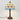 Luminária de Mesa Tiffany Retrô Minimalista Resina Vidro Metal Kajang — ORNE