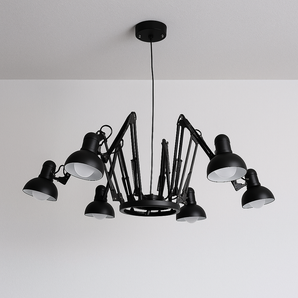 Luminária Pendente Moderna Minimalista Arachnid - Preto - ORNE™
