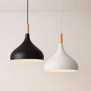 Luminária Pendente Moderno Minimalista Mall - Preto - ORNE™