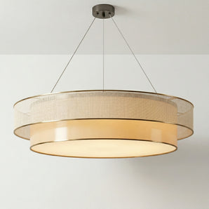 Luminária Pendente Moderno Minimalista Tecido Metal LED Biella — ORNE