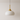 Luminária Pendente Moderna Minimalista Vidro Bagliore - Branco e Dourado / Ø20x19cm - ORNE™