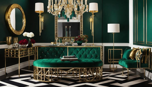 Decoração modern glam: iluminando com elegância