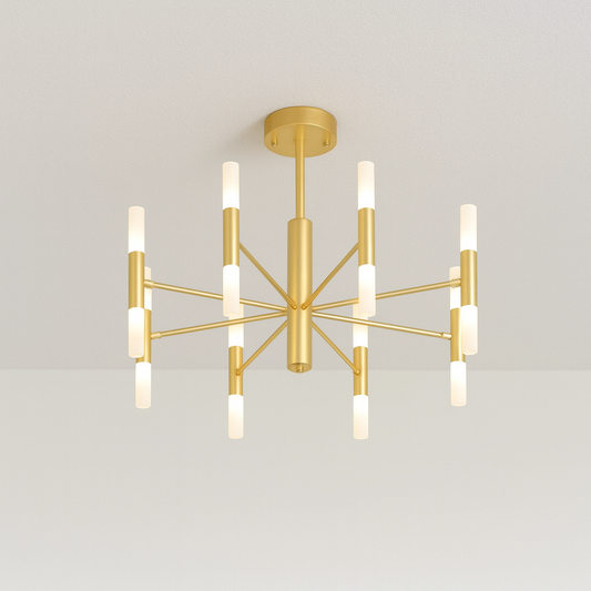Luminária Plafon Moderna Minimalista Metal Acrílico Brent