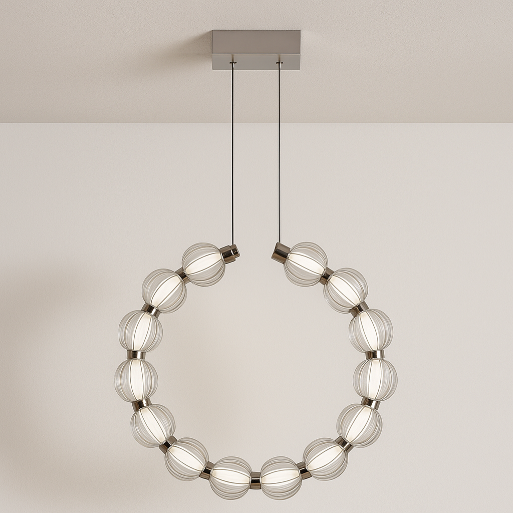Luminária Pendente Moderna Minimalista LED Vidro Versori