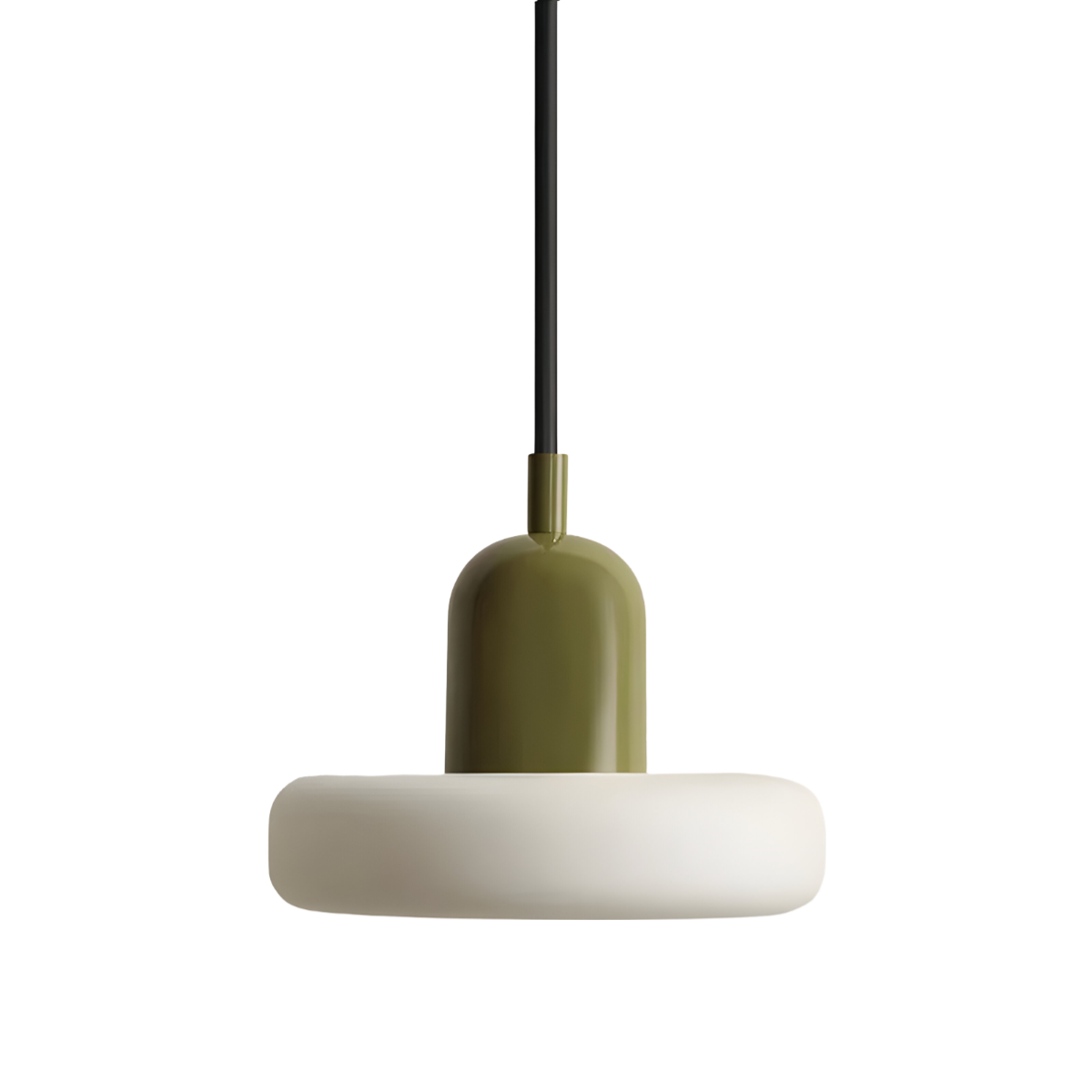 Luminária Pendente Moderna Minimalista Vidro Metal Fahama