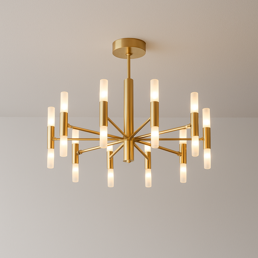 Luminária Plafon Moderna Minimalista Metal Acrílico Brent