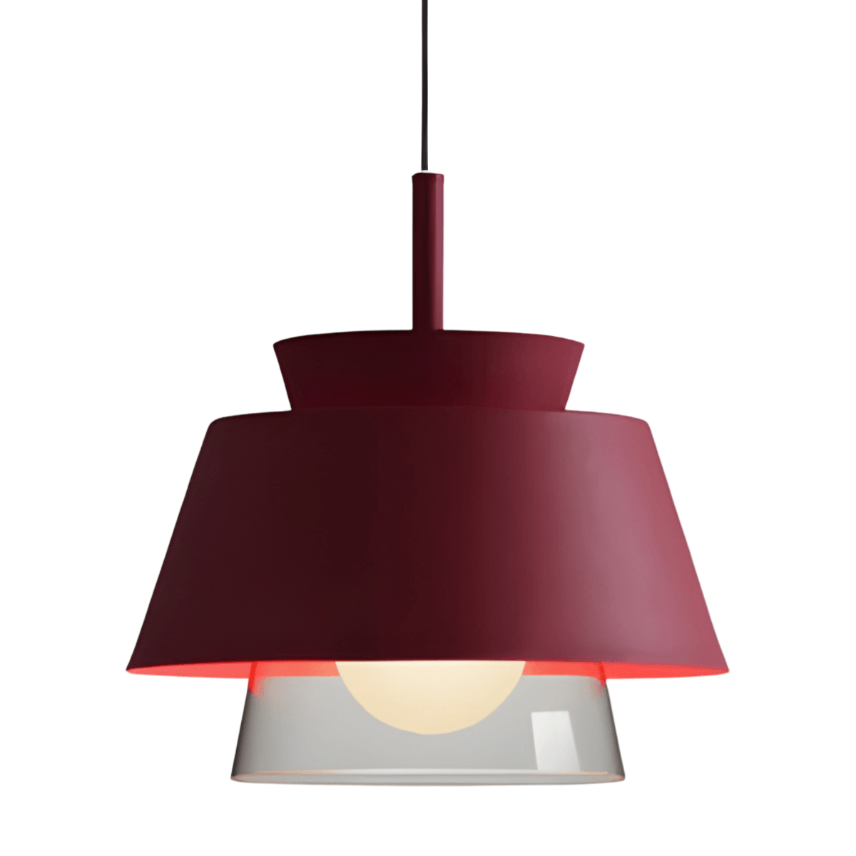 Luminária Pendente Moderna Minimalista Metal Parlor - Vermelho