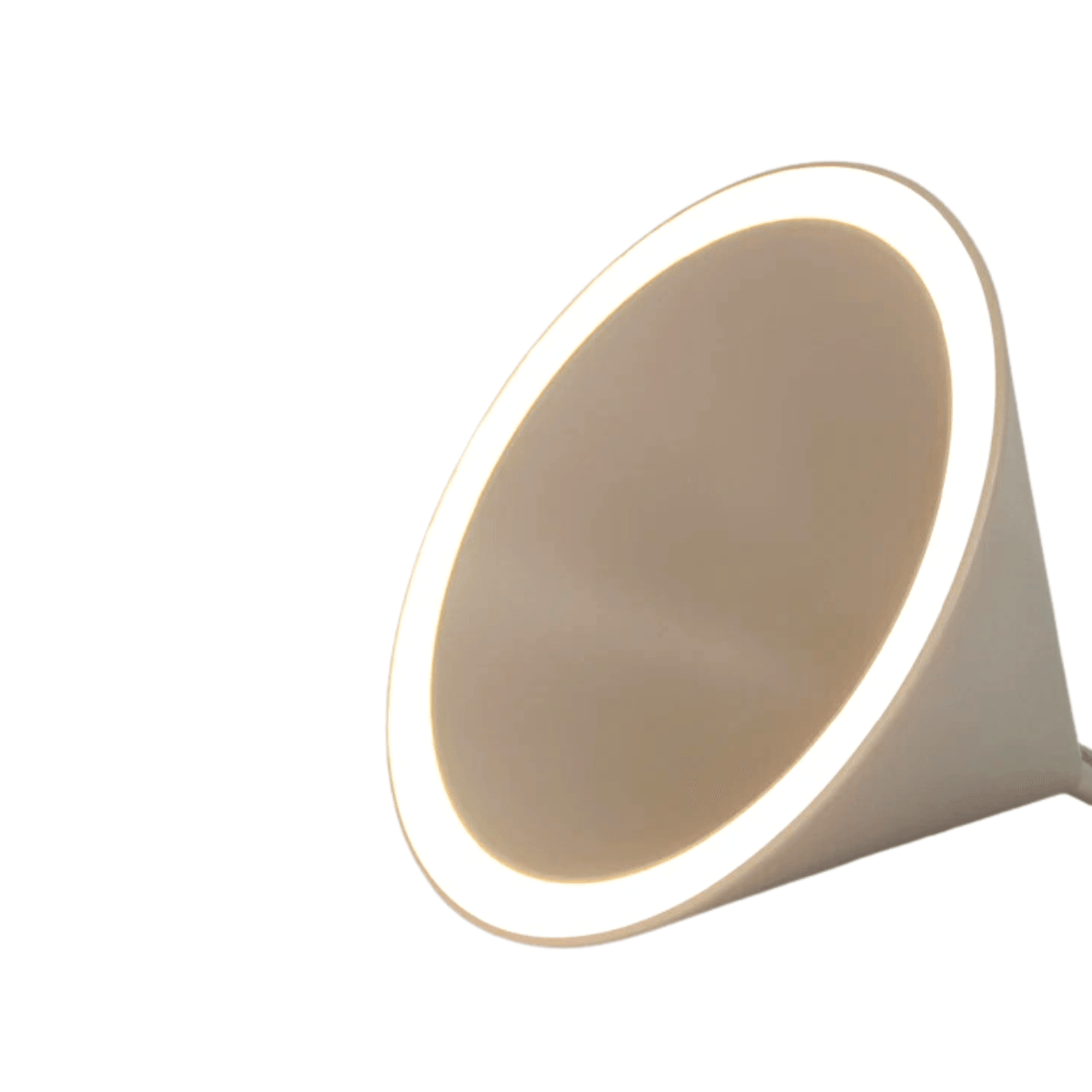 Luminária Pendente Moderna Minimalista LED Giza - Cinza / Ø21cm / Branco Quente (3000K)