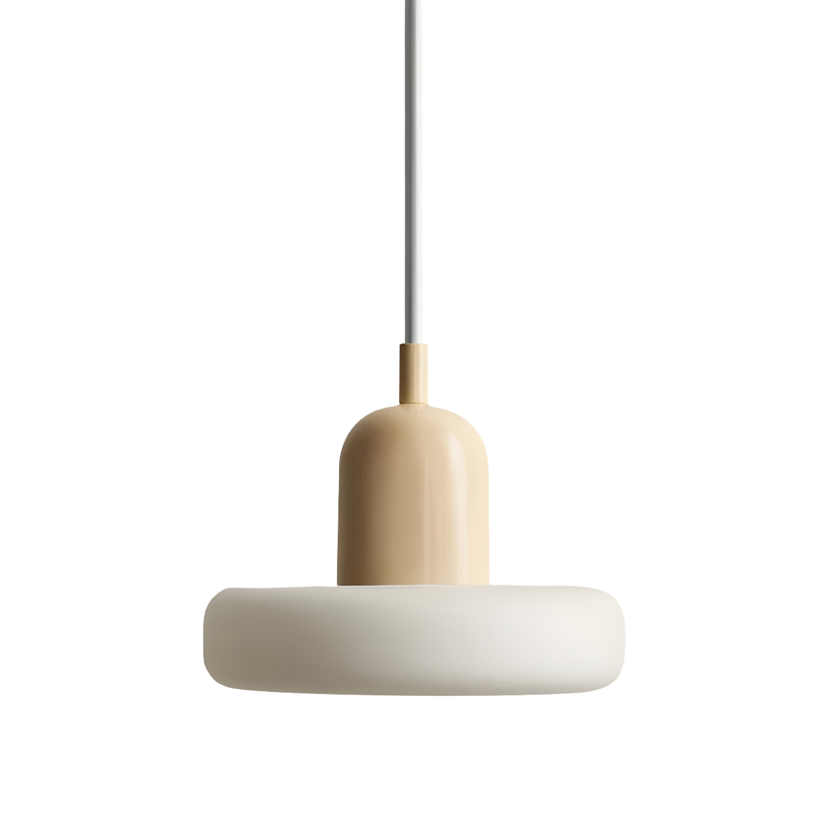 Luminária Pendente Moderna Minimalista Vidro Metal Fahama