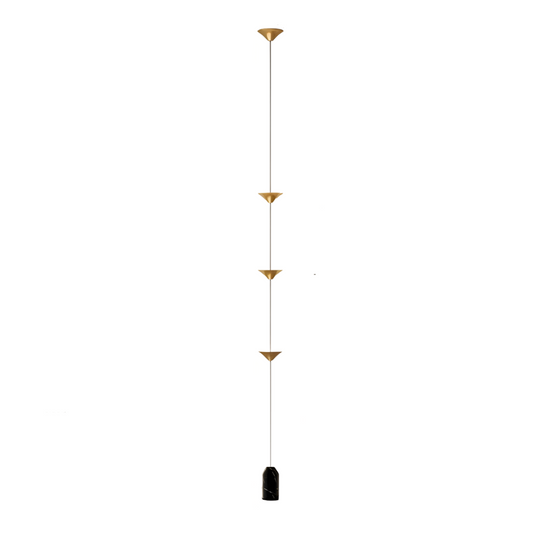 Luminária de Piso Moderna Minimalista LED Metal Mármore Antares
