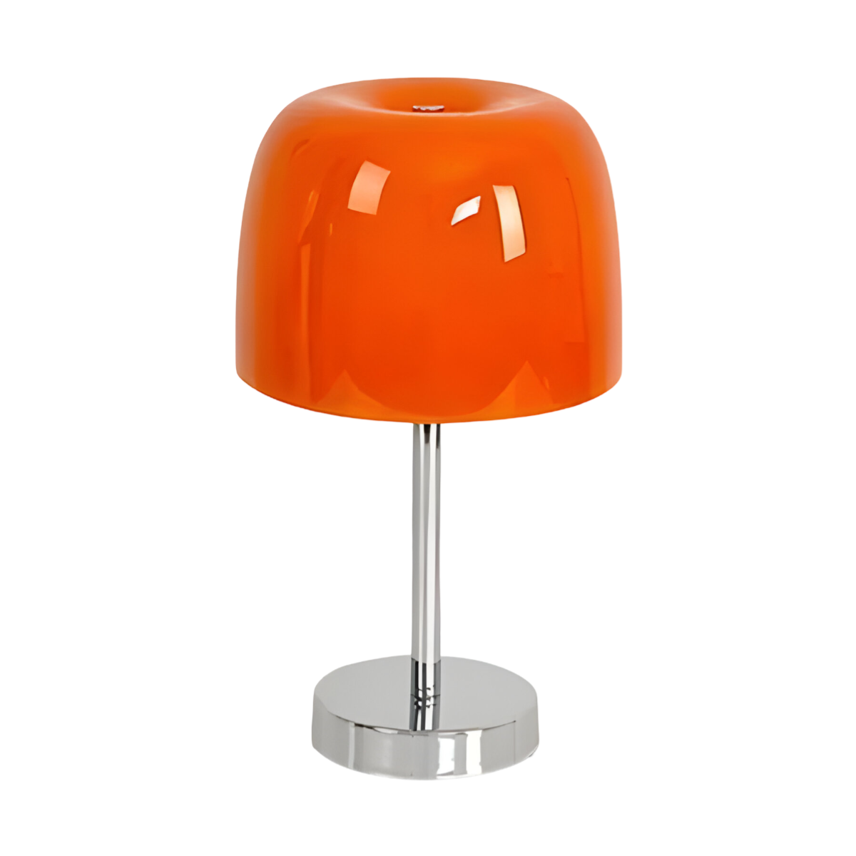 Luminária de Mesa Abajur Moderna Minimalista LED Metal Vidro Joy