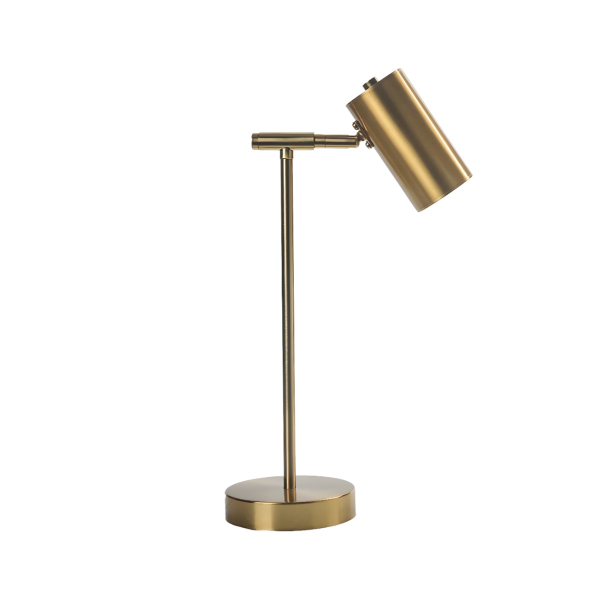 Luminária de Mesa Abajur Moderna Minimalista LED Metal Gold Lux