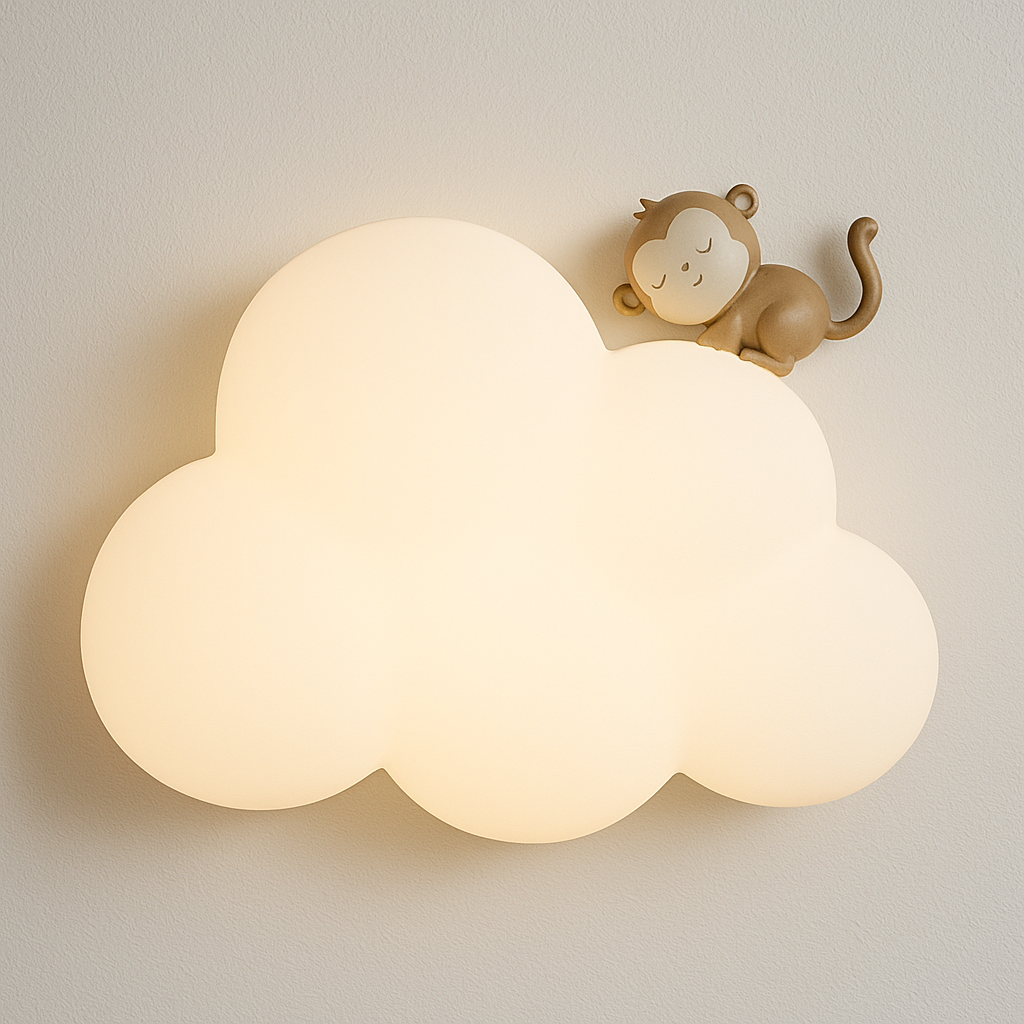 Luminária Arandela Moderna Infantil LED Acrílico Dream Cloud