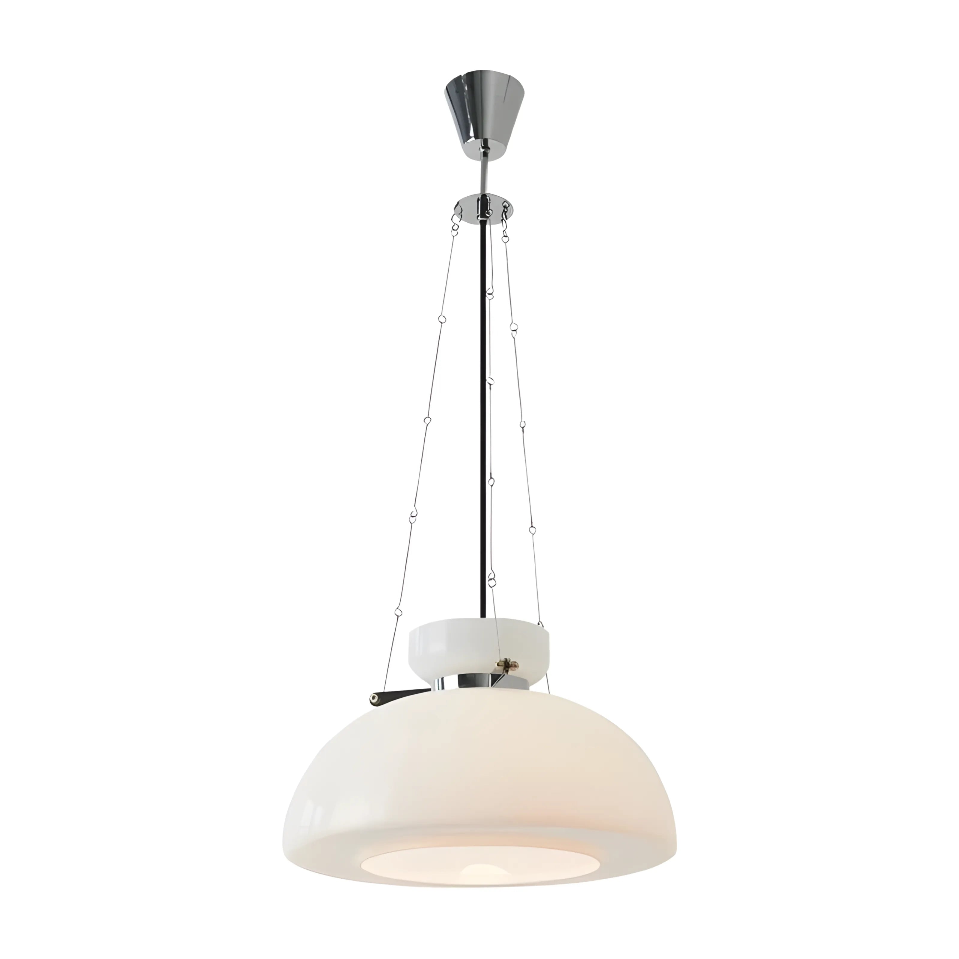 Luminária Pendente Moderna Minimalista Metal Vidro Novi