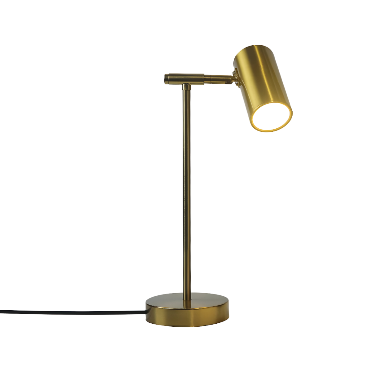 Luminária de Mesa Abajur Moderna Minimalista LED Metal Gold Lux