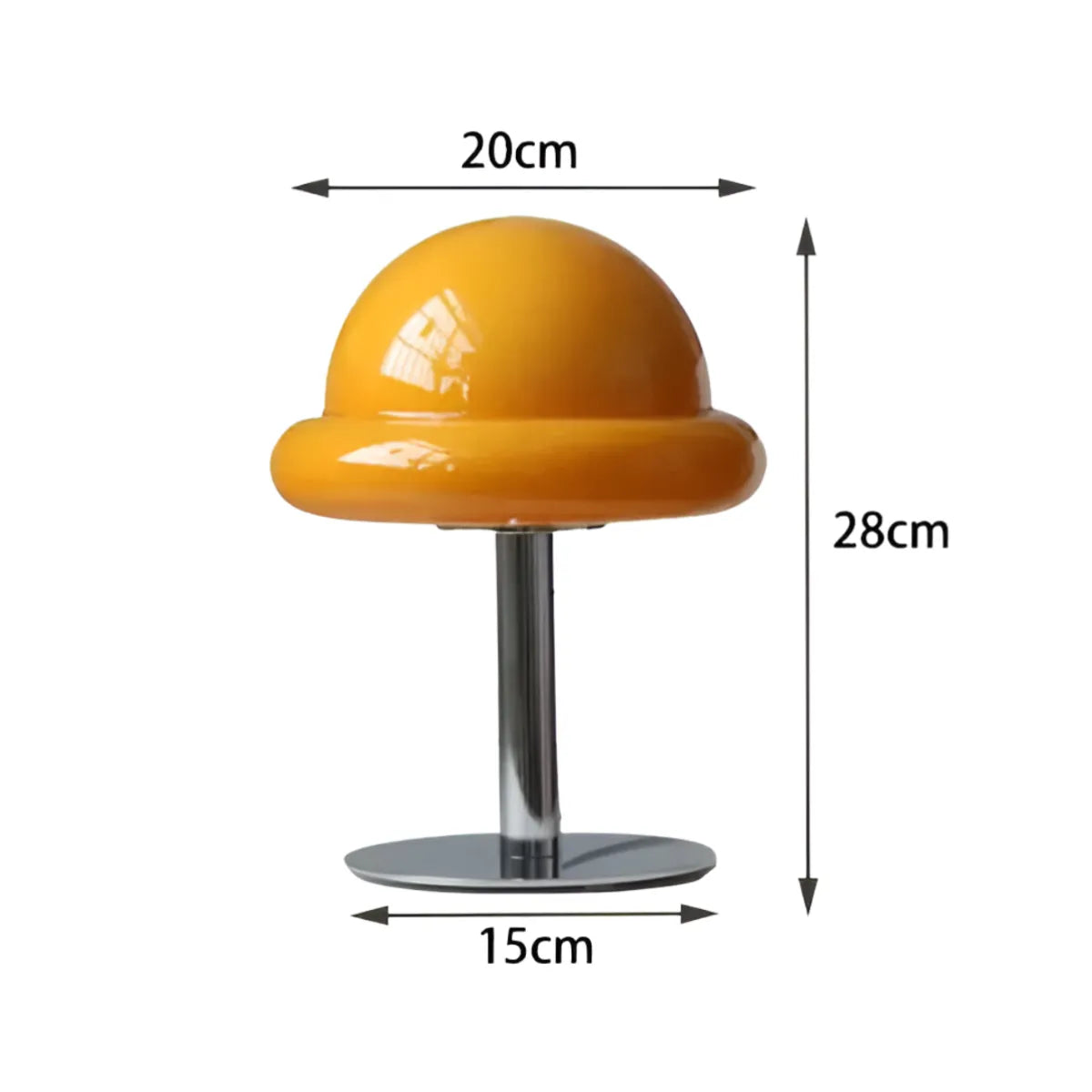 Luminária de Mesa Abajur Moderno Minimalista LED Vidro Torviq