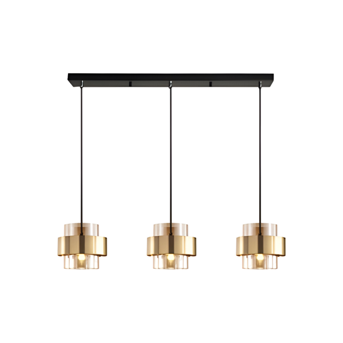 Luminária Pendente Moderna Minimalista Metal Vidro Talicce