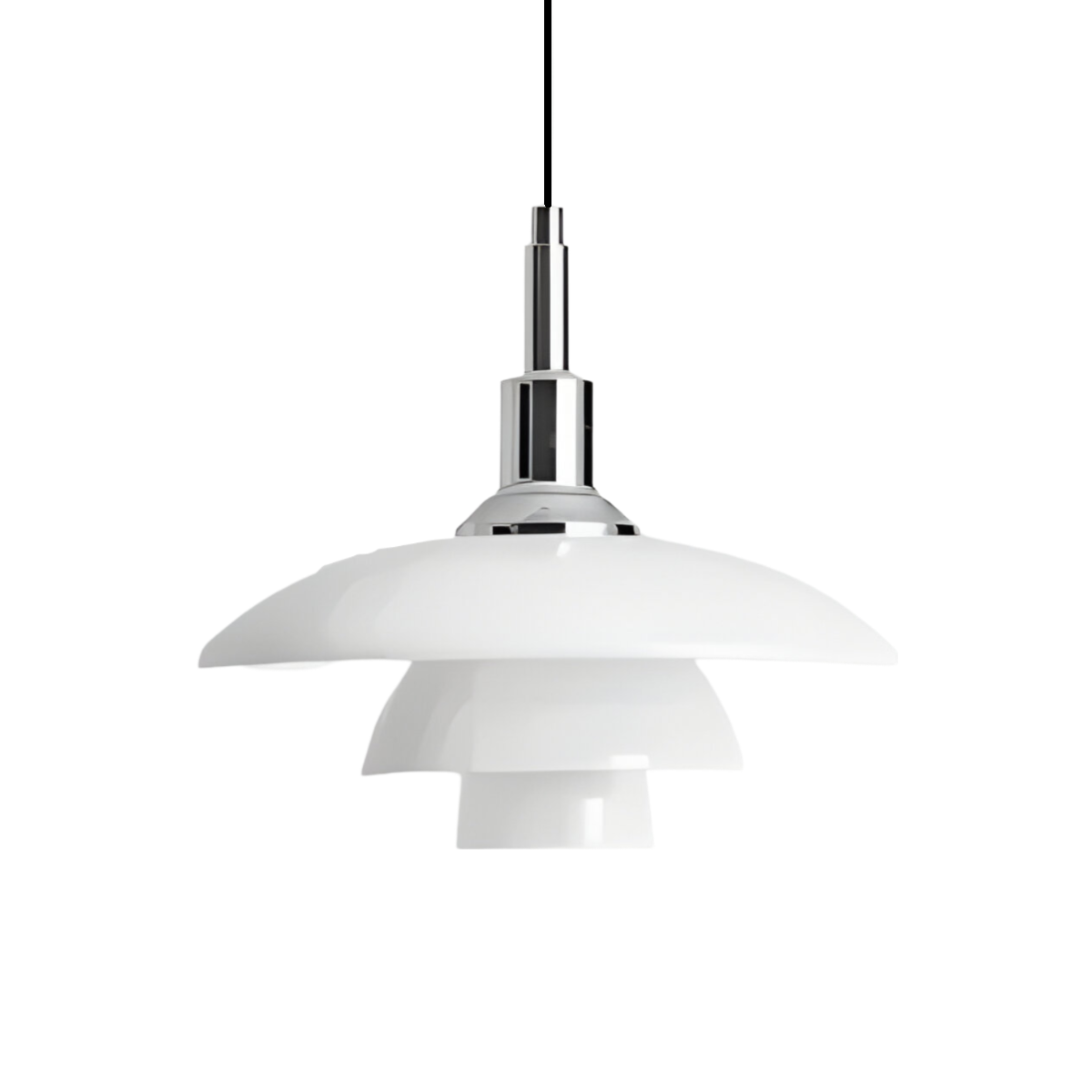 Luminária Pendente Moderna Minimalista Vidro Metal Caborian