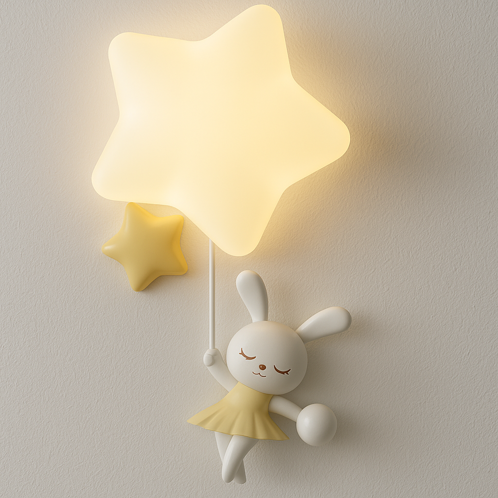 Luminária Arandela Moderna Infantil LED Acrílico Dream Cloud