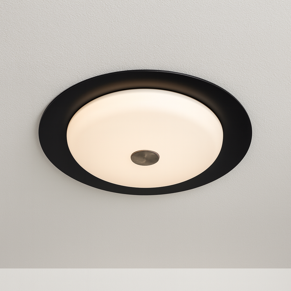 Luminária Plafon Moderna Minimalista LED Metal Acrílico Waspan