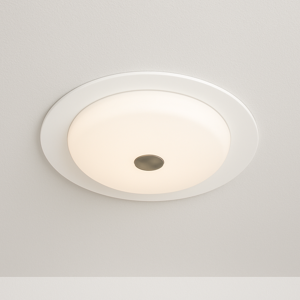 Luminária Plafon Moderna Minimalista LED Metal Acrílico Waspan