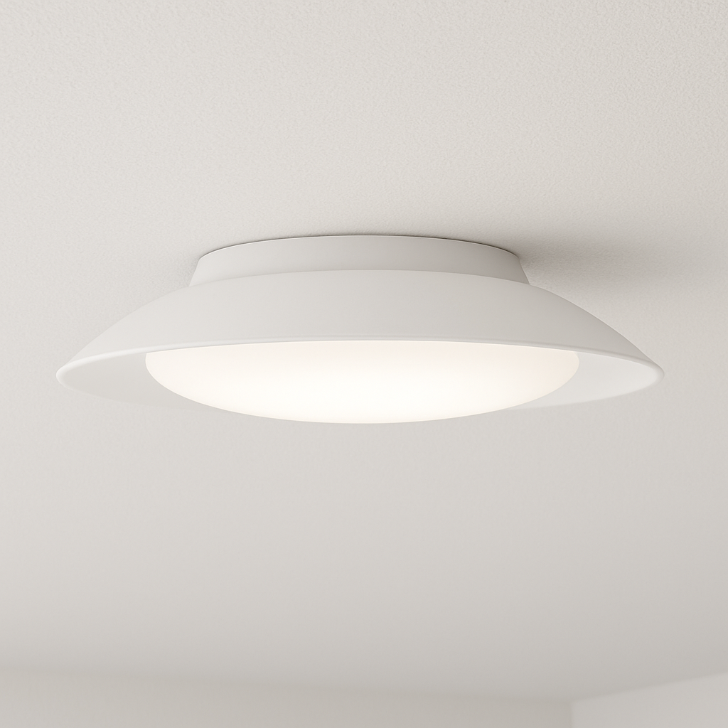 Luminária Plafon Moderna Minimalista LED Metal Acrílico Waspan