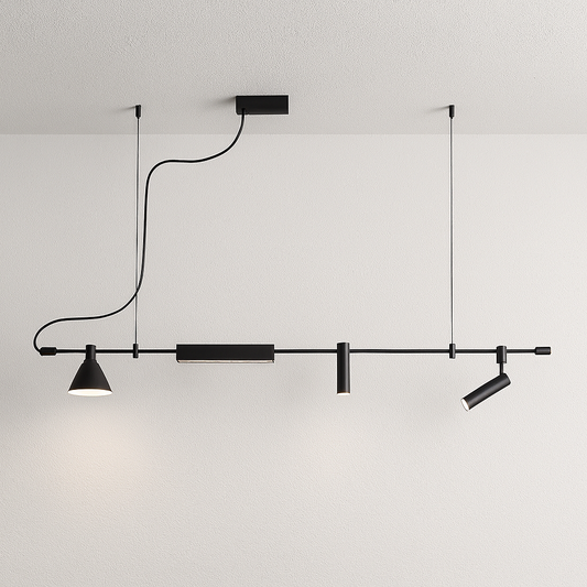 Luminária Pendente Moderna Minimalista Linear Pump