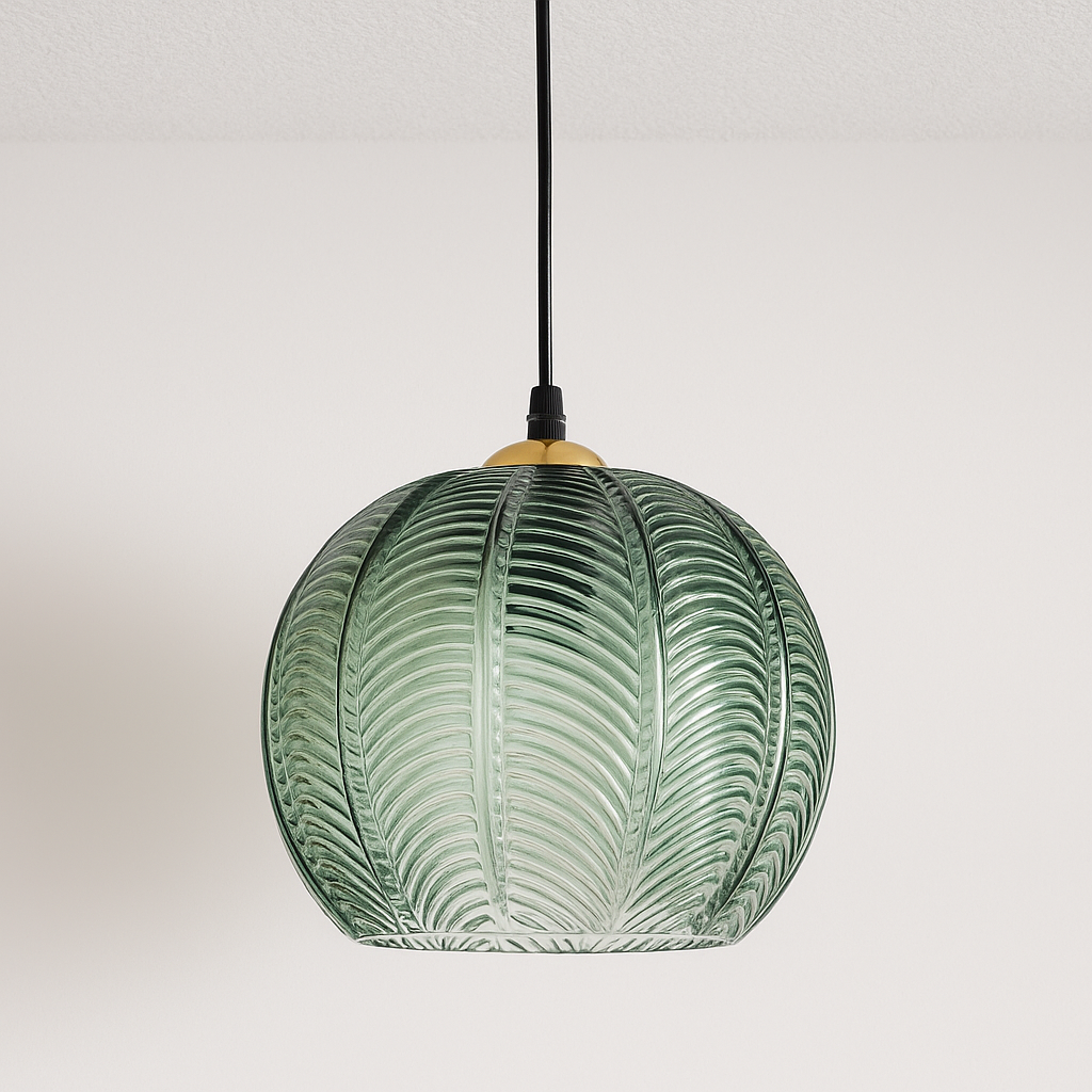 Luminária Pendente Moderno Minimalista Vidro Palm Beach