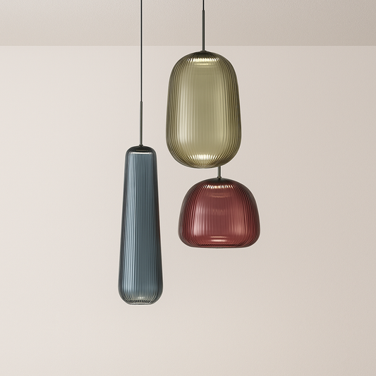 Luminária Pendente Moderna Minimalista LED Vidro Vigaha