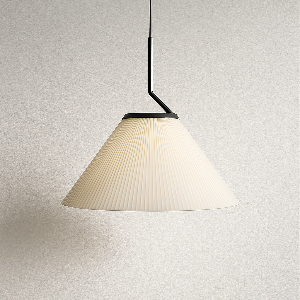 Luminária Pendente Moderna Minimalista Tecido Metal Nimbus