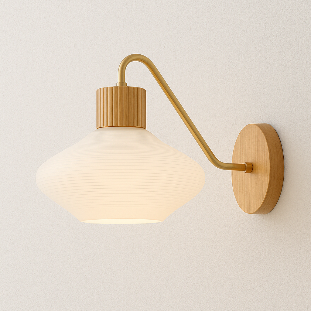 Luminária Arandela Moderna Minimalista Vidro Norit