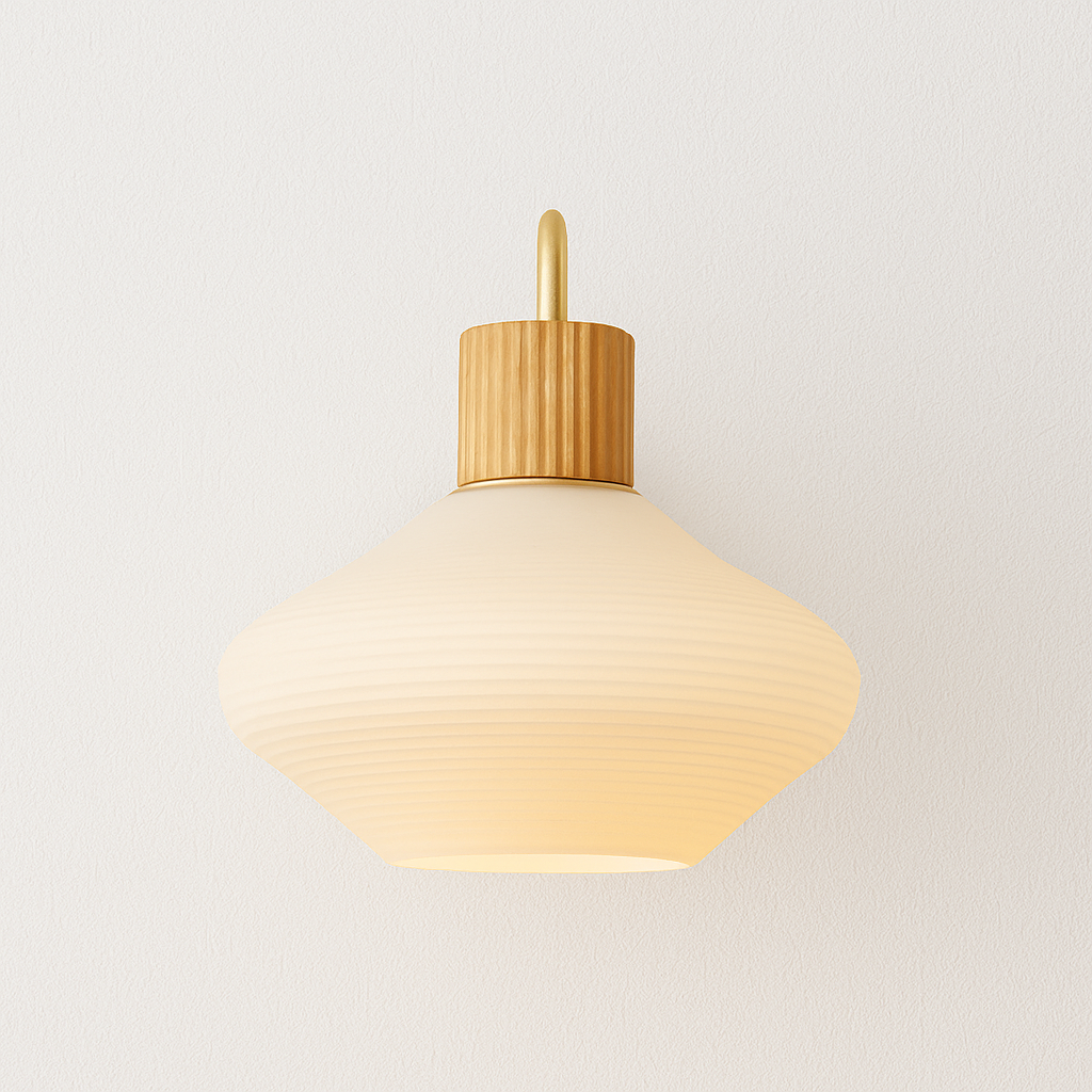 Luminária Arandela Moderna Minimalista Vidro Norit