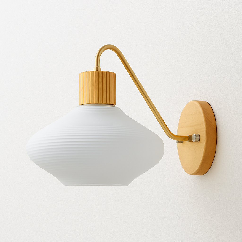Luminária Arandela Moderna Minimalista Vidro Norit