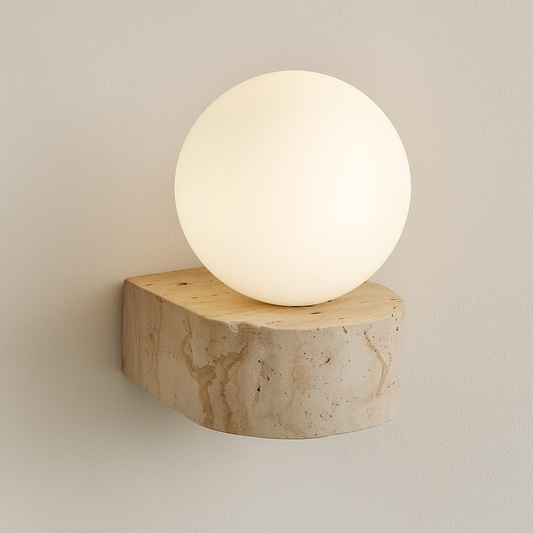 Luminária Arandela Moderna Minimalista Mármore Damer