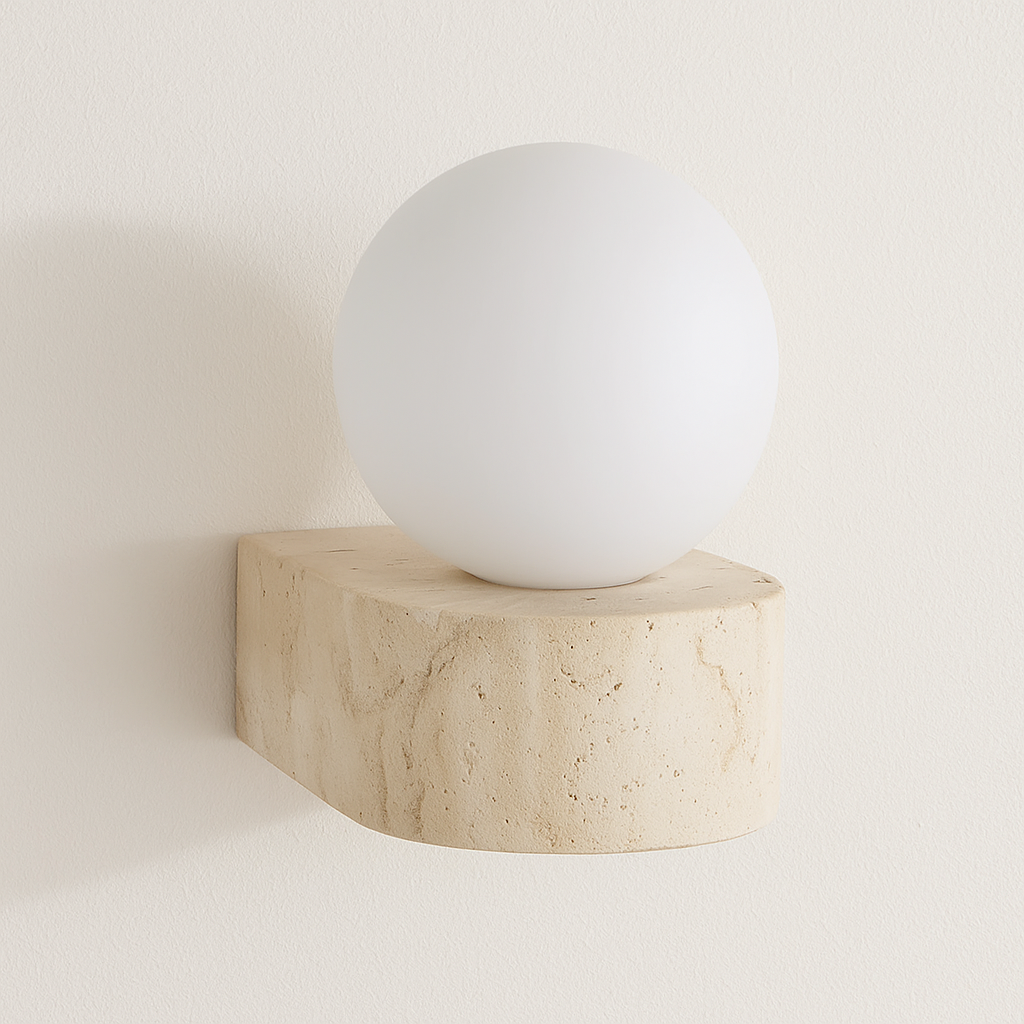 Luminária Arandela Moderna Minimalista Mármore Damer