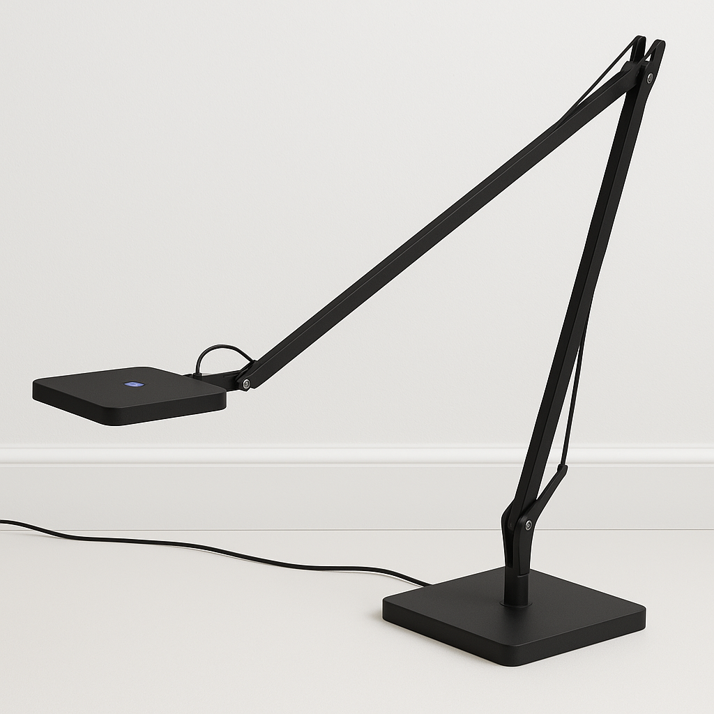 Luminária de Mesa Abajur Moderna Minimalista LED Metal Milio