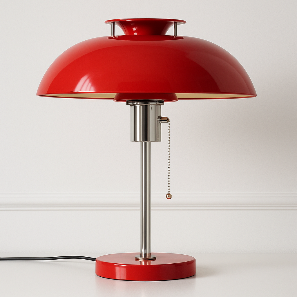 Luminária de Mesa Abajur Moderna Minimalista Metal Vergas
