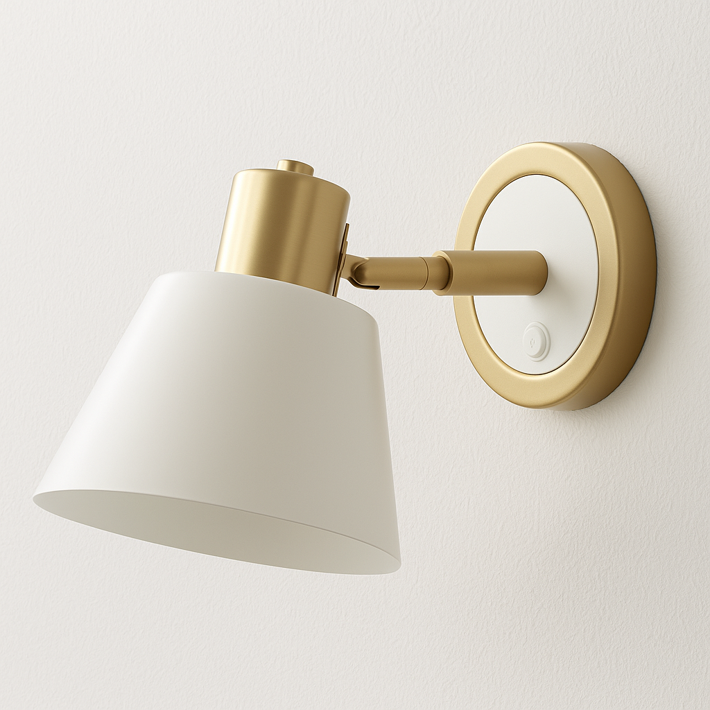 Luminária Arandela Moderna Minimalista Articulada Metal Thalaz