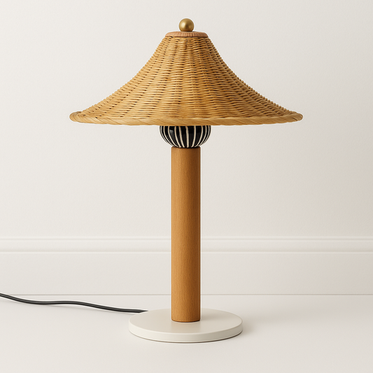 Luminária de Mesa Moderna Minimalista Mortar