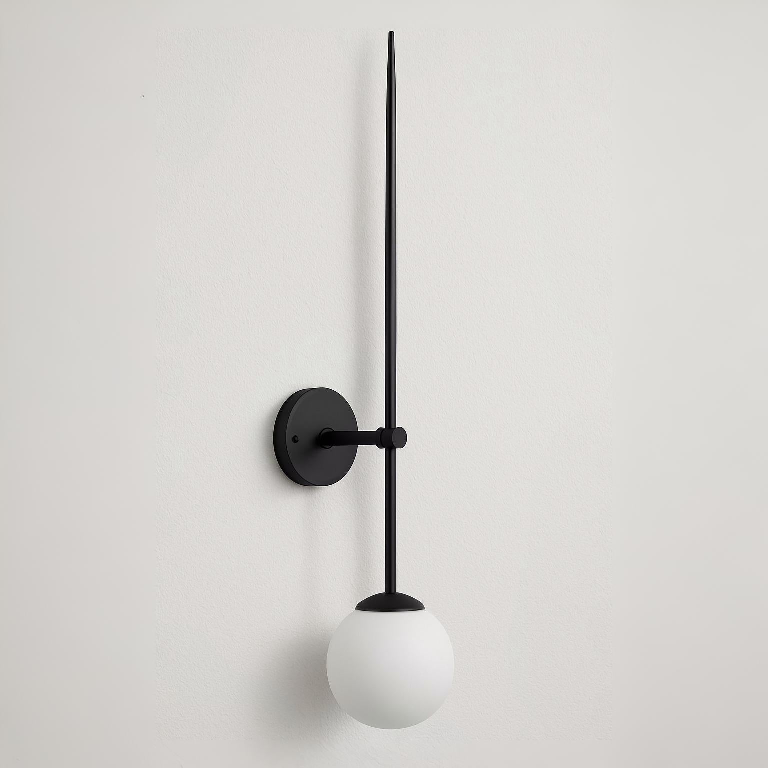 Luminária Arandela Moderna Minimalista Globo de Vidro Thin