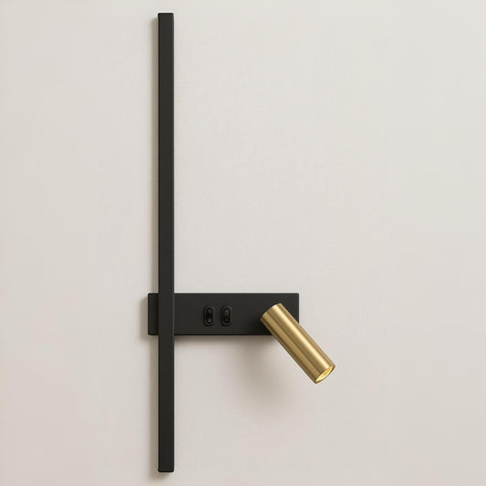 Luminária Arandela Moderna Minimalista Linear LED Spot Direcionável Flint