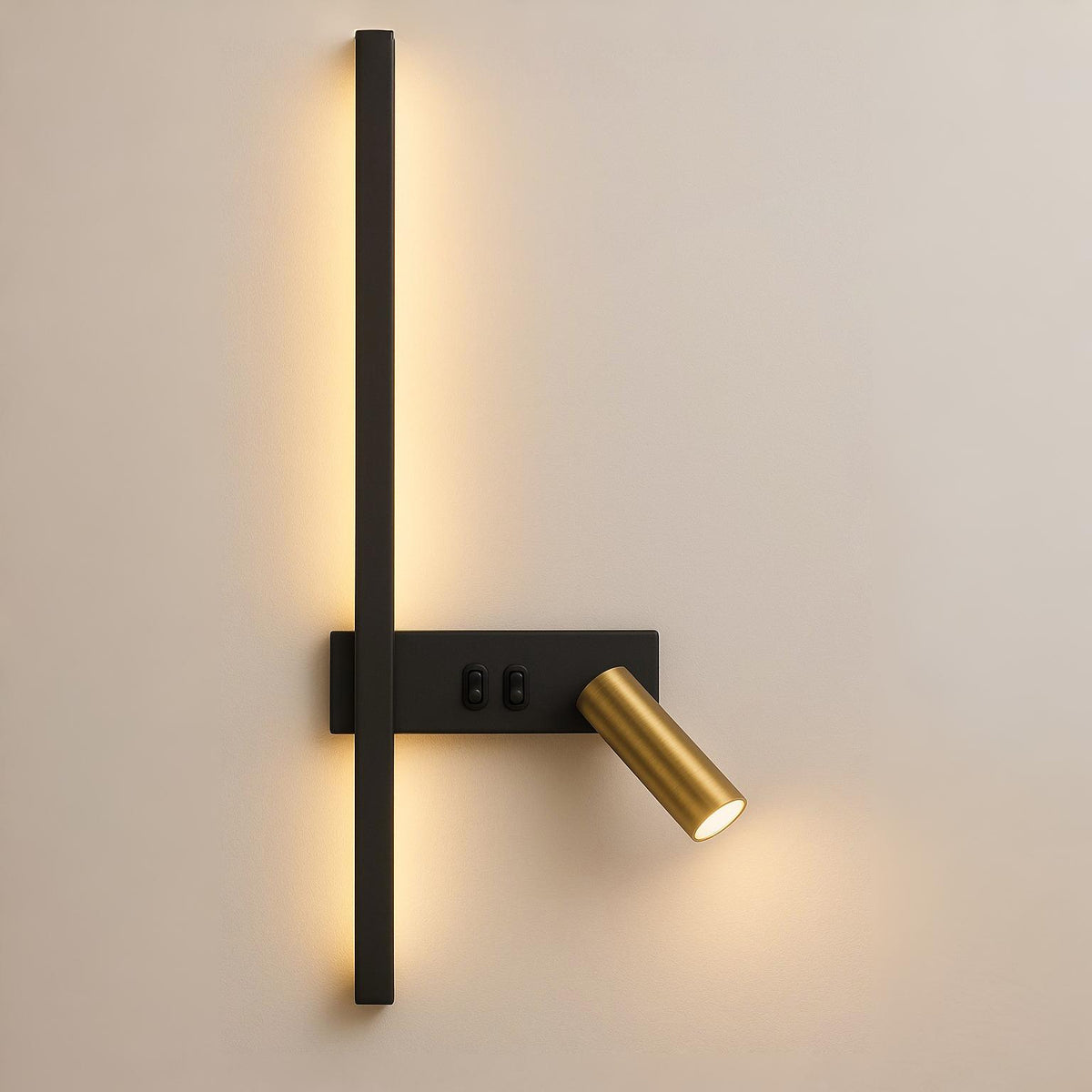 Luminária Arandela Moderna Minimalista Linear LED Spot Direcionável Flint