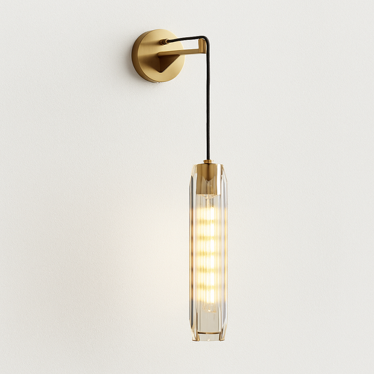 Luminária Arandela Moderna Minimalista Vidro Regallo