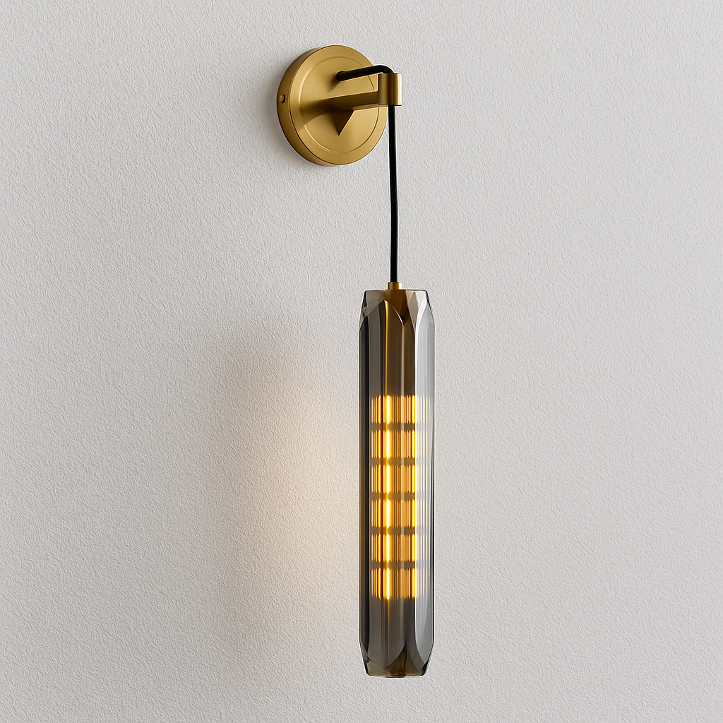 Luminária Arandela Moderna Minimalista Vidro Regallo