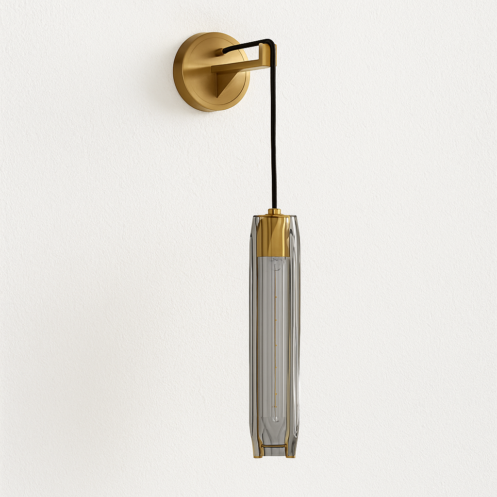 Luminária Arandela Moderna Minimalista Vidro Regallo