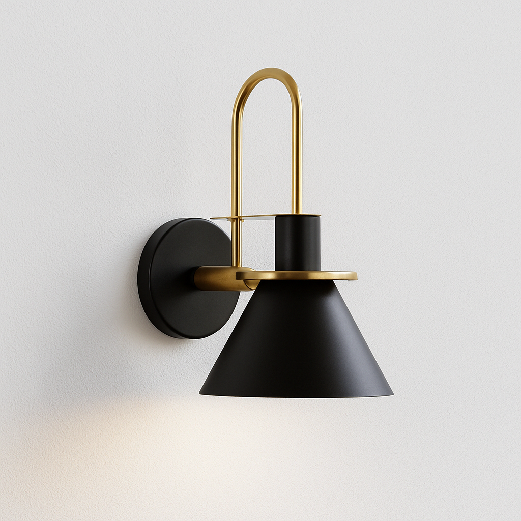 Luminária Arandela Moderna Minimalista Metal Cryte